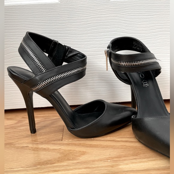 Aldo black leather heels - Picture 2 of 5